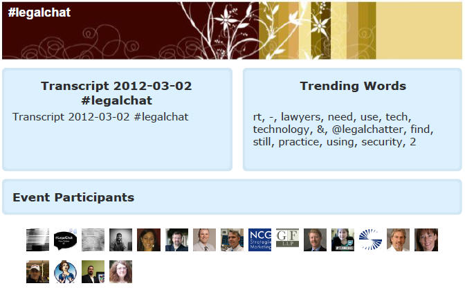 #legalchat transcript 